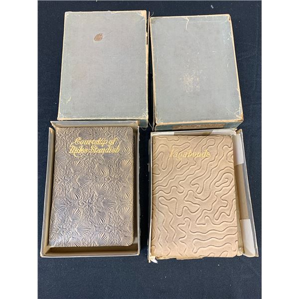Lot of 2 Antique Books: 1908 Vagabond Poetry Book & Courtship of Miles Standish (early 1900s aswell)