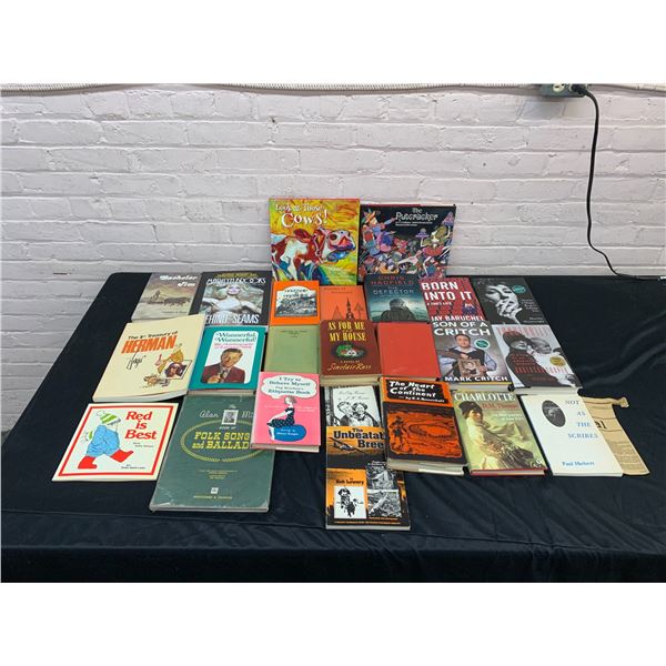 LARGE LOT of Author Autographed Books Various Genres