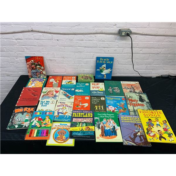 Lot of Vintage Children's Books, Dr Seuss, etc