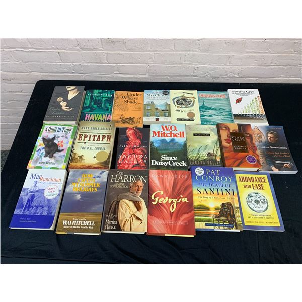Lot of 20 Author Signed Novels Assorted Titles