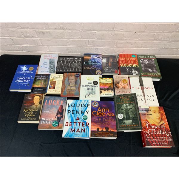 Lot of 20 Author Signed Novels Assorted Titles