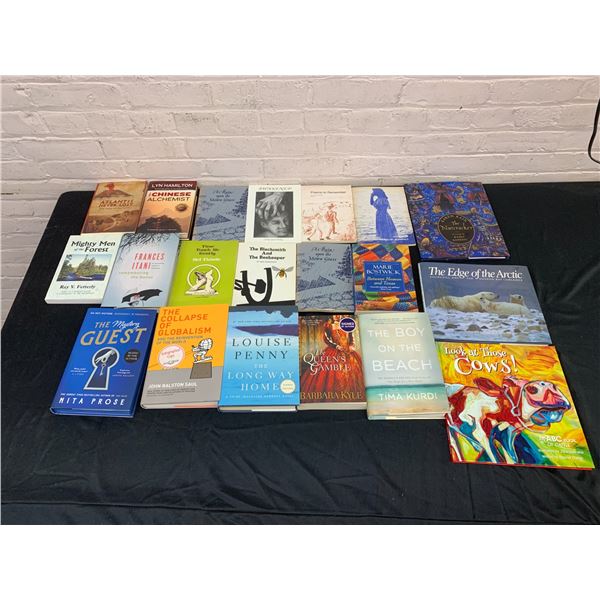 Lot of Author Autographed Novels, Art Books, etc Various Titles
