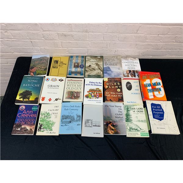 Lot of 20 Author Signed Novels Various Titles