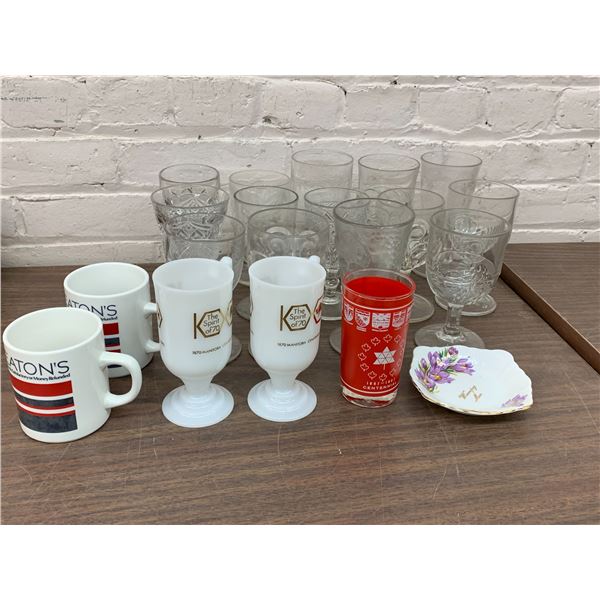 END OF THE RUN Glassware, Cups, etc