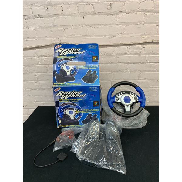 Intec Racing Wheel PS2 Controller Accessory w box