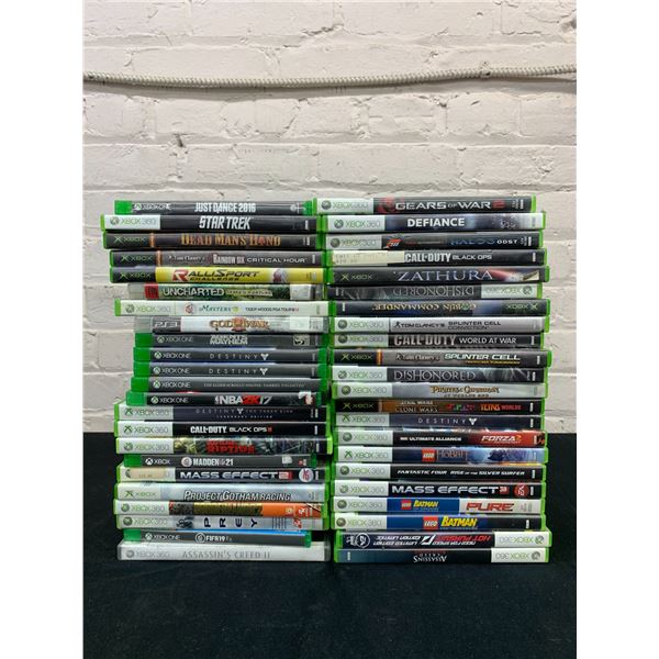 Lot of 45 Xbox 360 Games, some Xbox One, Xbox Original