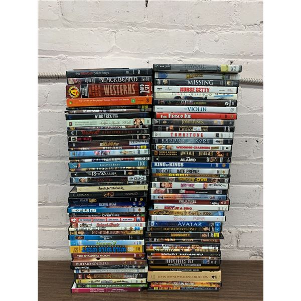 75+ DVD Movies Assorted Titles