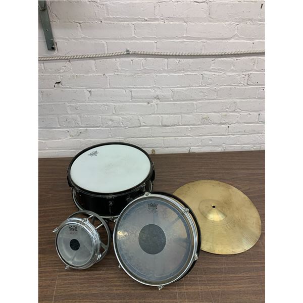REMO Pearl EX Drum, Weather King Rototoms, Cymbal