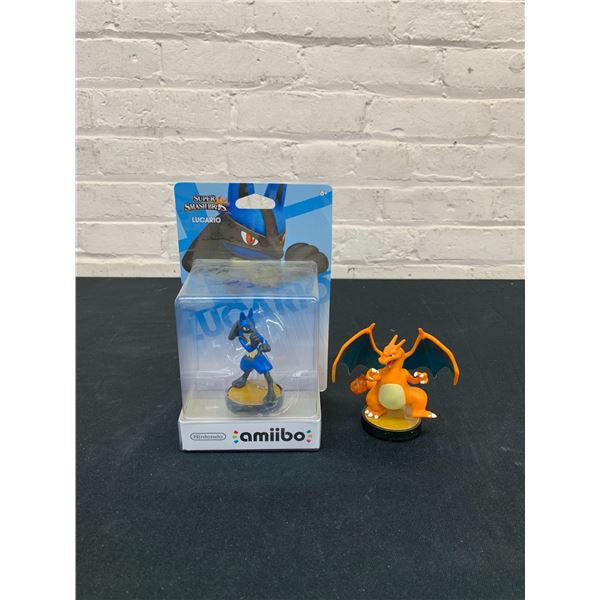 Lucario and Charizard Amiibo Nintendo Super Smash Bros Pokemon