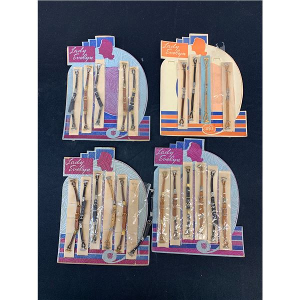 Lot of 4 Lady Evelyn Store Displays CWSCO Canadian Watch Strap Co NOS
