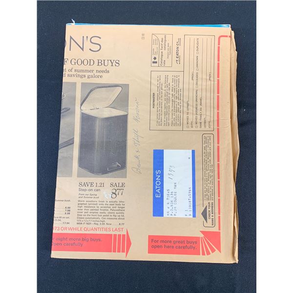 1973 Eatons Summer Catalogue still in Mailer