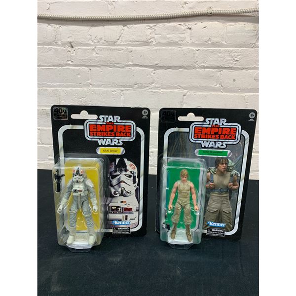 Star Wars Kenner The Empire Strikes Back Action Figures 40th Anniv. Luke Skywalker AT-AT Driver