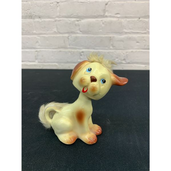 Japanese Ceramic Bobble Head Dog Figurine