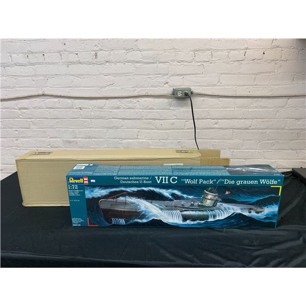 Revell 1/72 WII C "Wolf Pack" German Submarine U-Boat Model Kit w Mailer Box