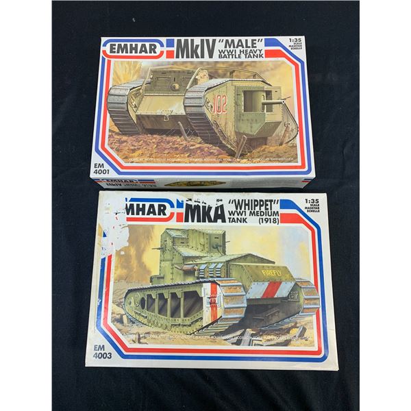 Lot of 2 EMHAR Model Kits EM4003 and EM4001