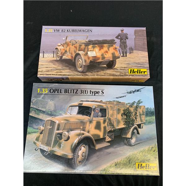 Lot of 2 Heller 1/35 Scale Model Kits #81128 and #81106