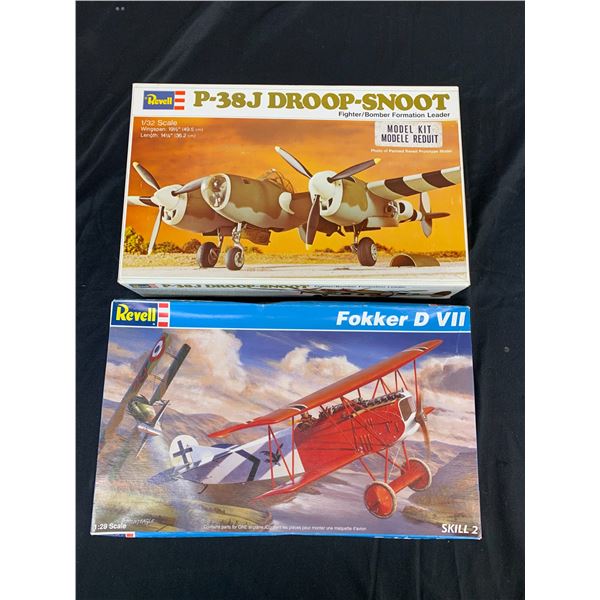 Lot of 2 Revell Model Kits 1/32 Scale #85-4665 and #H-262