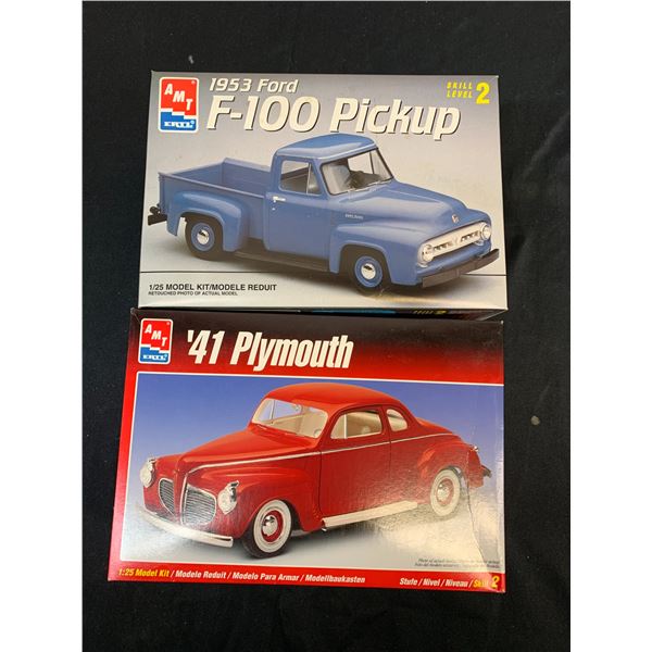 Lot of 2 AMT Model Kits 1/25 Scale #6184 #6487