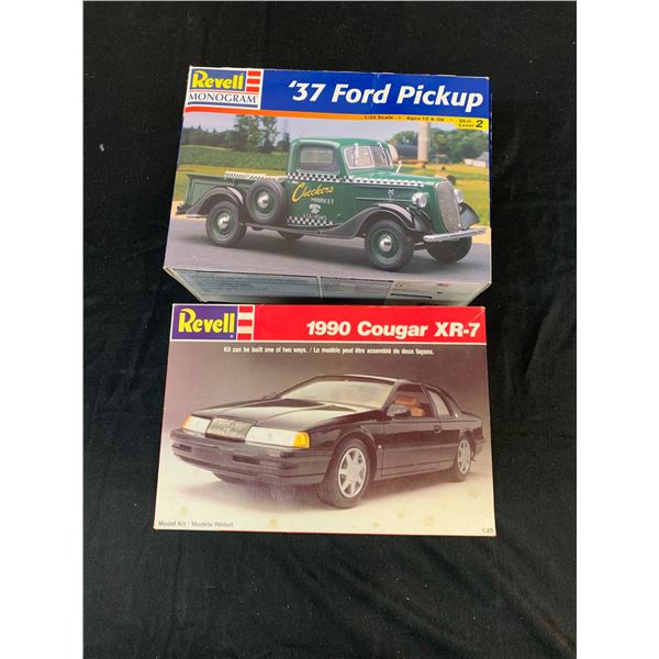 Lot of 2 Revell Model Kits 1/25 Scale #7185 and #85-7627