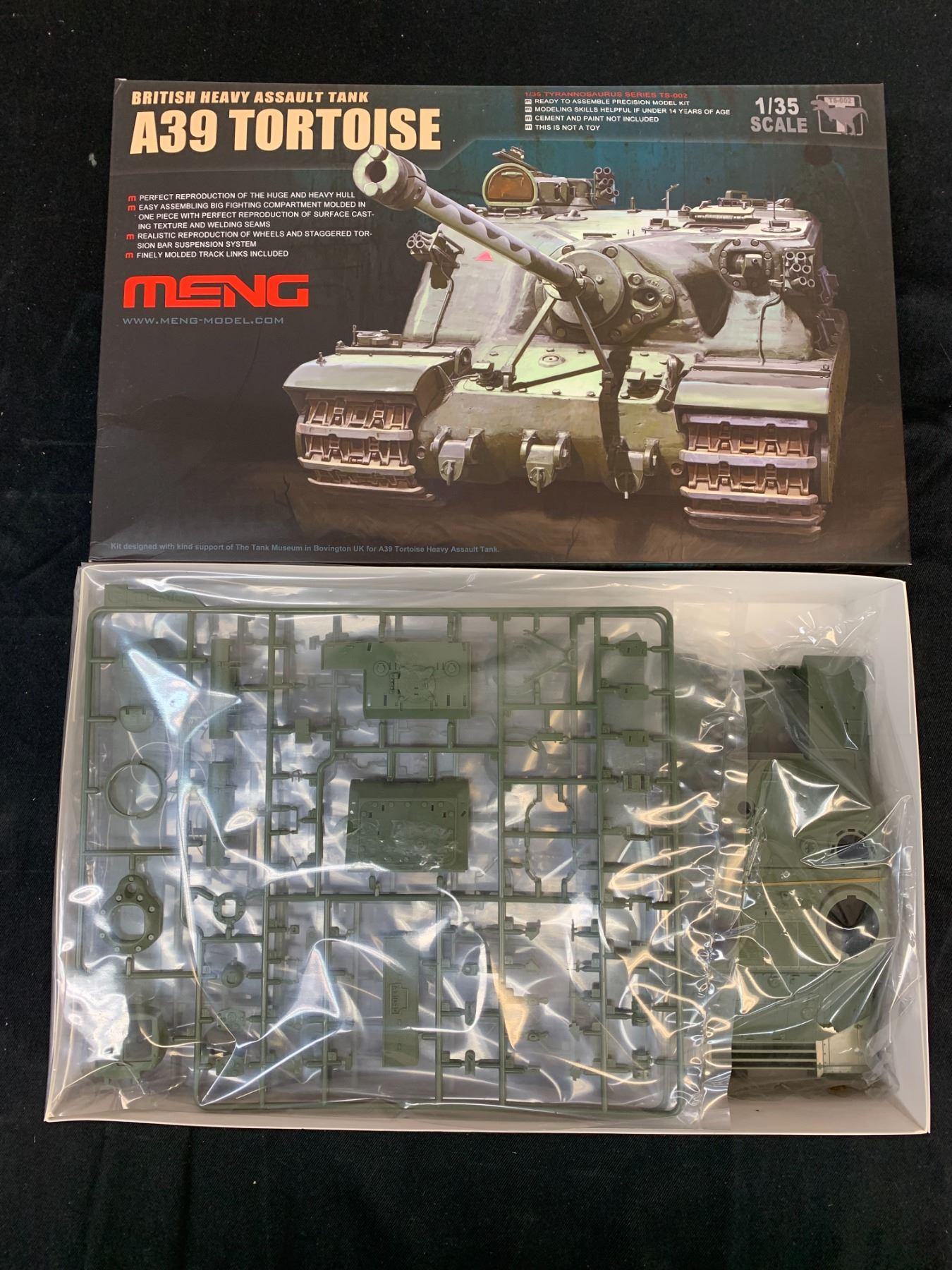 Tortoise Model Kit 1/35 Scale MENG A39 Tortoise Model Kit TS-002