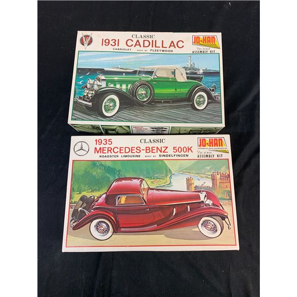 Lot of 2 Jo-Han Model Kits 1/25 Scale #GC-1135 and #GC-431