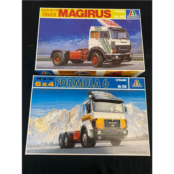 Lot of 2 Italeri 1/24 Scale Model Kits #756 and #768