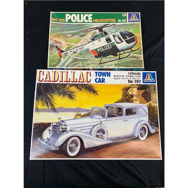 Lot of 2 Italeri Model Kits 1/32  #602 and 1/24 Scale #707