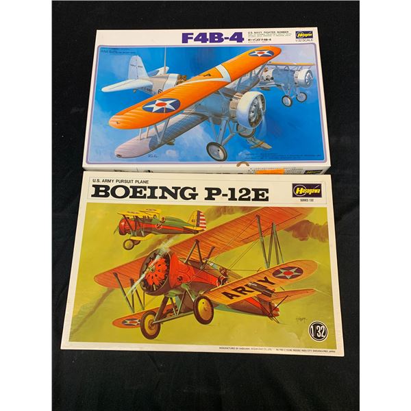 Lot of 2 Hasegawa Model Kits 1/32 Scale #Series 132 #JS-061:350 and F4B-4 S7