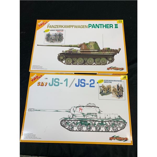 Lot of 2 Super Value Pack 1/35 Scale Model Kits #9108 and #9103