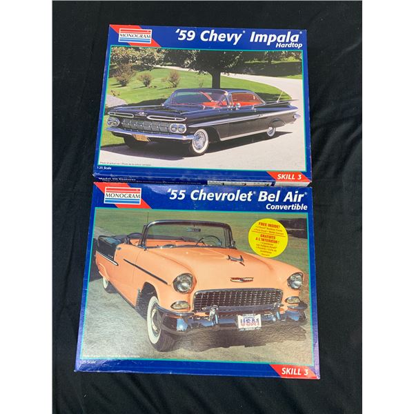 Lot of 2 Monogram Model Kits 1/25 Scale#2462 and #2454