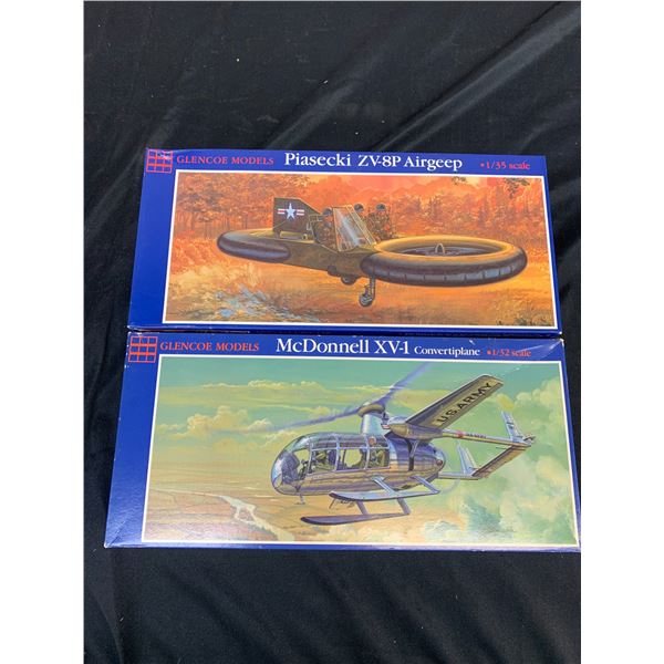Lot of 2 Glencoe Models 1/35 Scale #05203 and 1/32 Scale #05201