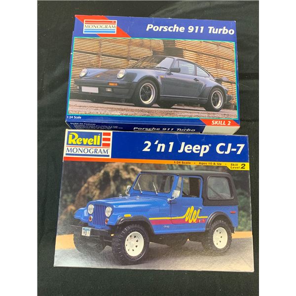 Lot of 2 Monogram Model Kits 1/24 Scale #85-2966 and #2956