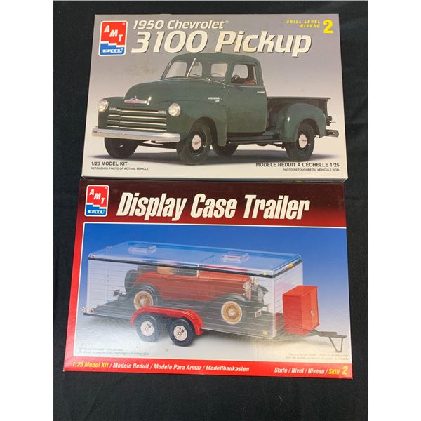Lot of 2 AMT 1/25 Scale Model Kits #8216 and #6437