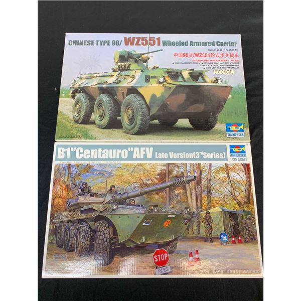 Lot of 2 Trumpeter 1/35 Scale Model Kits #00387 and #00328
