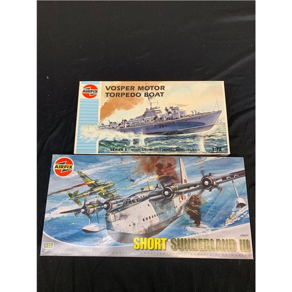 Lot of 2 Airfix 1/72 Scale Model Kits #A06001 and #05280
