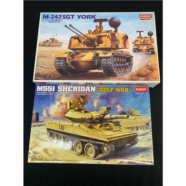 Lot of 2 Academy Model Kits 1/35 Scale #13208 and #1346
