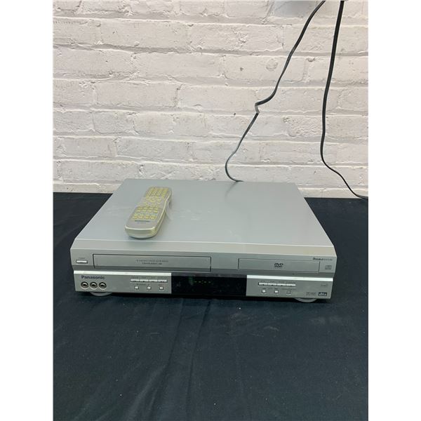 Panasonic Double Feature Hi-Fi Stereo VCR and DVD Player w Remote