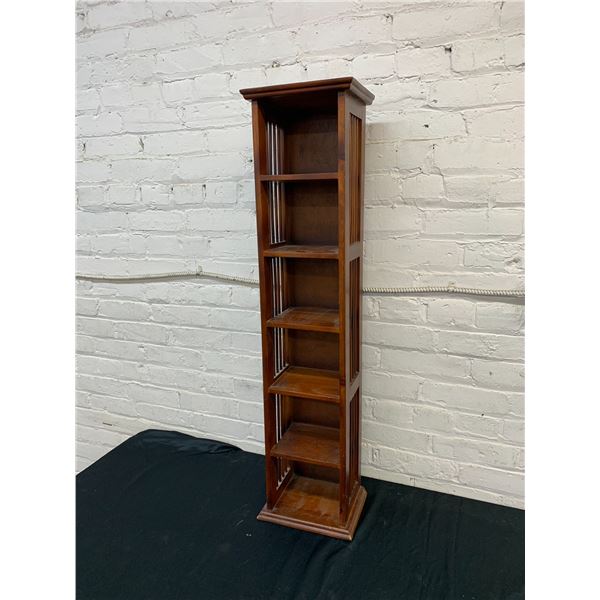 6-Tier Wooden CD Shelf / Decor Shelf 40" x 8" x 6.75"