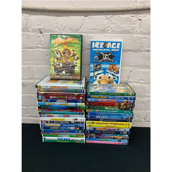 Lot of 38 DVD Movies Childrens / Animated