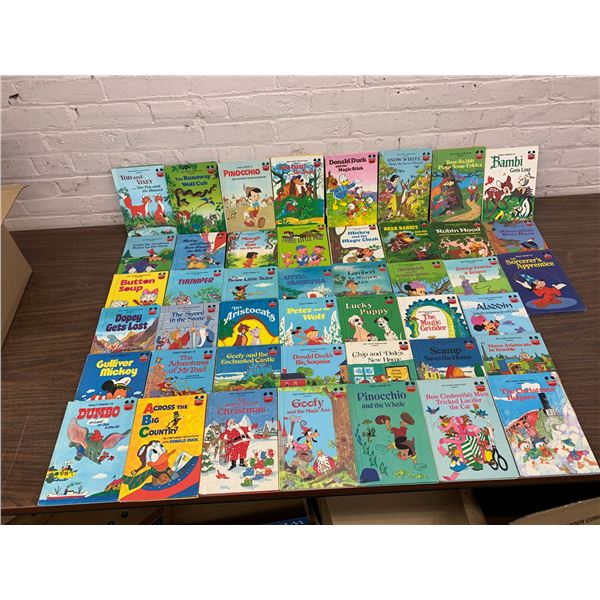 Lot of 45 Disney Wonderful World of Reading Storybooks