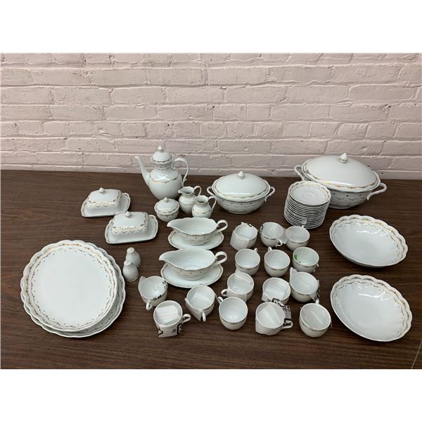 LARGE Lot of Kaiser W. Germany 'Romantica' 15 Person Coffee / Tea Service Cups, Saucers, Servers +
