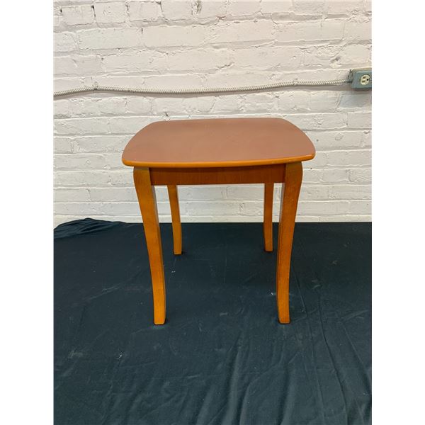 Wooden Corner Table 19" x 17" x 17"