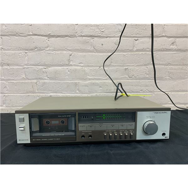 Realistic SCT-500A Stereo Cassette Deck