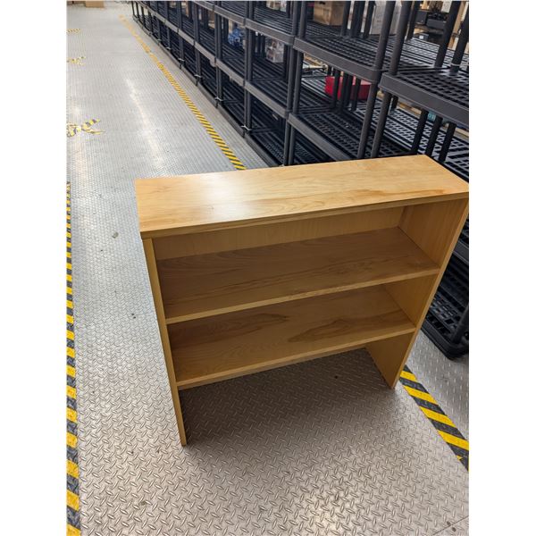 Blonde Wood Bookcase Hutch Made in Canada