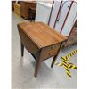 Image 3 : Drop Leaf End Table w/ 2 Drawers