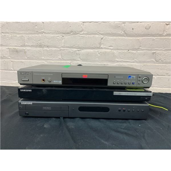 Lot of 3 Samsung DVD Players