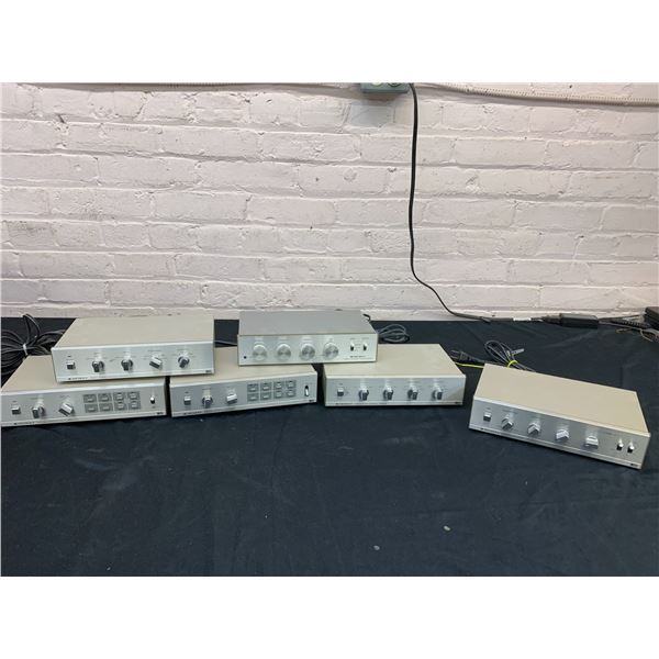 Lot of 6 Archer Video Audio Control Centers