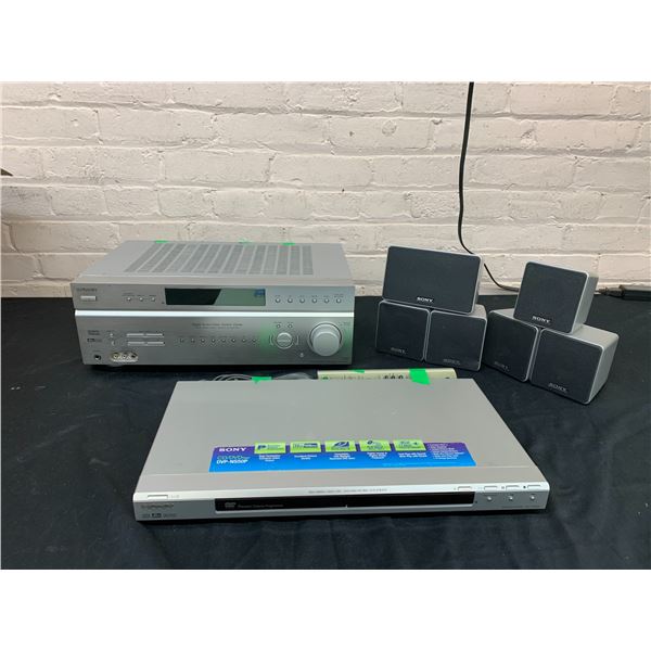 SONY Digital Audio / Video Control Center w 6 Speakers, DVD Speakers DVP-NS50P, STR-K870P
