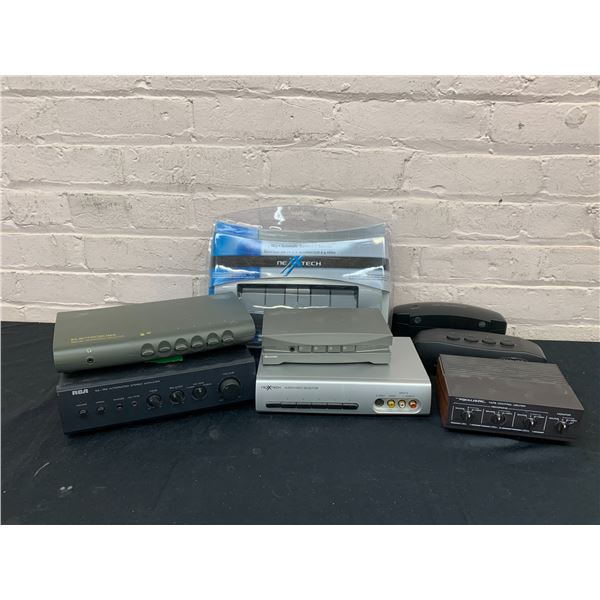 Lot of 7 Switchers Audio/ Video Selectors