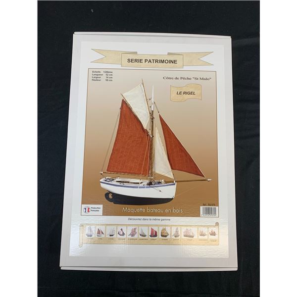 French Model Kit Sailboat